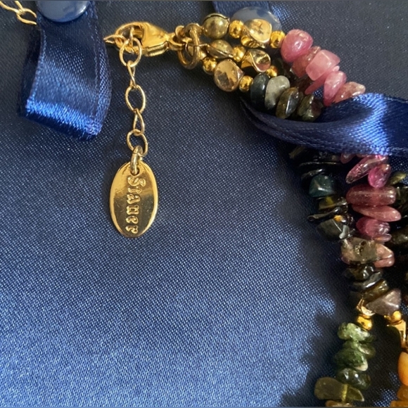 STAUER Semi-Precious Multi-Stone, 3 Piece Set - Necklace, Bracelet & Earrings - Picture 4 of 8